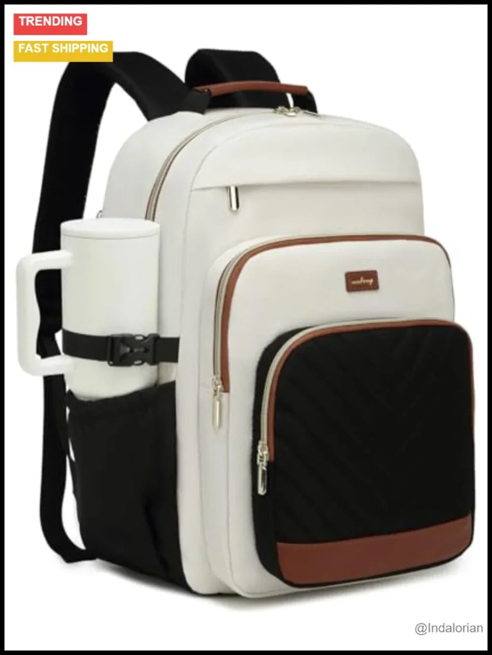 Laptop Backpack Multi Compartment School Bookbag with USB Charging Port